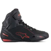 Alpinestars Scarpe Faster-3 Drystar Black Red Fluo