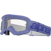 Alpinestars Maschere Vision 5 Wordmark Purple Clear, Taglia: One Size