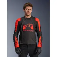 Alpinestars Giacca T-Stunt Air Black Red Fluo Dark Red