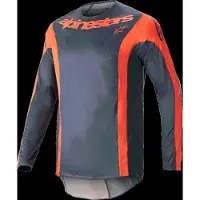 Alpinestars Maglia Techstar Arch 2023 Night Navy Hot Orange, Taglia: XL
