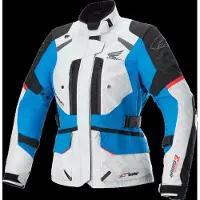 Alpinestars Giacca Stella Honda Andes V3 Drystar Ice Gray Blue Bright Red, Taglia: M