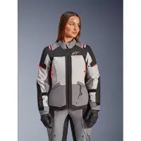 Alpinestars Giacca Stella Andes V4 Drystar Dk Gray Ice Gray Bk Coral Fl, Taglia: XL