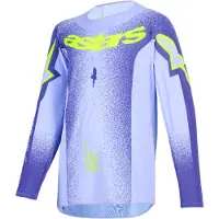 Alpinestars Maglia Supertech Scenz Ragazzo 2026 Purple Yellow Fluo