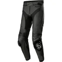 Alpinestars Pantaloni In Pelle Missile V3 Airflow Black Black, Taglia: 60