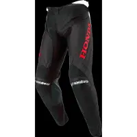 Alpinestars Pantaloni Honda Racer Iconic Black Red, Taglia: 40