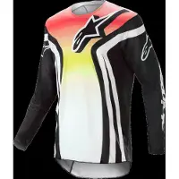 Alpinestars Maglia Racer Semi 2023 Black Multicolor, Taglia: XL