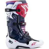 Alpinestars Stivali Tech 10 Supervented Night Navy White Rainbow