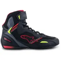 Alpinestars Scarpe Faster-3 Rideknit Black Red Yellow Fluo