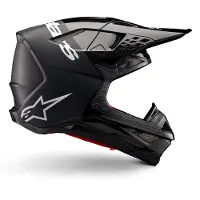 Alpinestars Casco Supertech M10 Flood ECE 22.06 Black Dark Gray M G, Taglia: XL