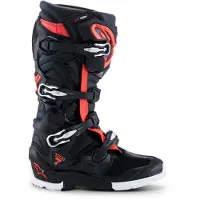 Alpinestars Stivali Tech 7 Enduro Drystar 2026 Black Red Fluo White