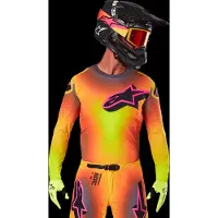 Alpinestars Maglia Supertech Lipan 2025 Yellow Pink, Taglia: XXL