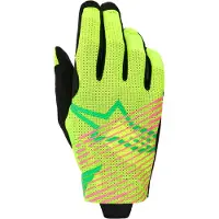 Alpinestars Guanti Radar Pro 2026 Green Yellow Fluo Pink Fluo, Taglia: XL