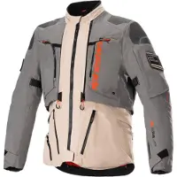 Alpinestars Giacca AMT-10R Drystar XF Fur Gray Pale Brown Spc Orange, Taglia: XXL