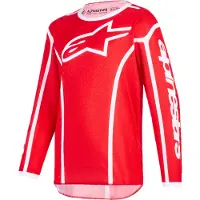 Alpinestars Maglia Fluid Apex Ragazzo 2026 Red White