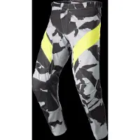 Alpinestars Pantaloni Racer Tactical 2023 Cast Gray Camo Yellow Fluo, Taglia: 28