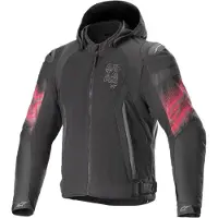 Alpinestars Giacca Zaca Air Venom Impermeabile Black Bright Red, Taglia: XL