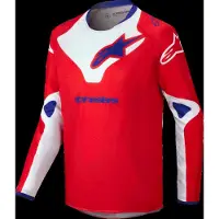 Alpinestars Maglia Racer Veil Ragazzo 2025 Bright Red White