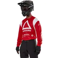 Alpinestars Maglia Techdura Bright Red, Taglia: XL