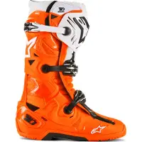 Alpinestars Stivali Tech 10 Enduro Orange Fluo Black White