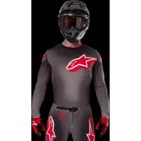 Alpinestars Maglia Supertech Lipan 2025 Smoke Bright Red