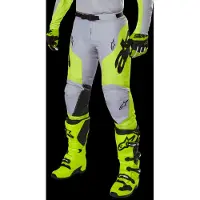 Alpinestars Pantaloni Racer Veil 2025 Gray Yellow Fluo, Taglia: 30