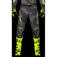 Alpinestars Pantaloni Racer Hollow 2025 Dark Camo Yellow Fluo, Taglia: 32