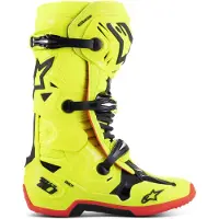 Alpinestars Stivali Tech 10 Yellow Fluo Black Red Fluo