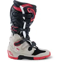 Alpinestars Stivali Tech 7 Enduro 2026 Black Light Gray Bright Red