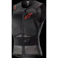 Alpinestars Gilet Protettivo Nucleon Flex Pro Transparent Smoke Red Black