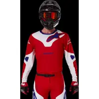 Alpinestars Maglia Racer Veil 2025 Bright Red White