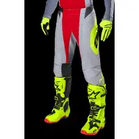 Alpinestars Pantaloni Techstar Melt 2025 Bright Red Gray, Taglia: 34
