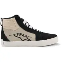 Alpinestars Scarpe Da Moto Ride-63 In Pelle Black Cool Gray White