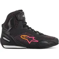 Alpinestars Scarpe Stella Faster-3 Rideknit Black Yellow Pink