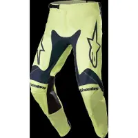 Alpinestars Pantaloni Racer Hoen 2023 Night Navy Fluorite Green, Taglia: 30