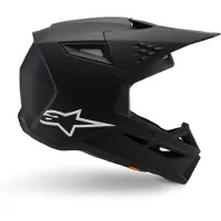Alpinestars Casco S-M3 Solid Ragazzo ECE 22.06 Black Matt, Taglia: YM