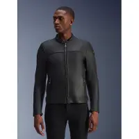 Alpinestars Giacca In Pelle Blacktrack Black Black