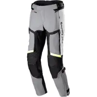 Alpinestars Pantaloni Bogotá Pro Drystar 4 Seasons Standard Ice Gray Dark Gray Yellow Fluo, Taglia: M