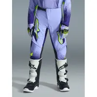 Alpinestars Pantaloni Supertech Scenz Ragazzo 2026 Purple Yellow Fluo, Taglia: 24