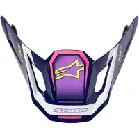 Alpinestars Visiera S-M7 Deed Purple Pink Glossy, Taglia: One Size