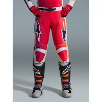 Alpinestars Pantaloni Racer Portl 2026 Red Light Gray Dark Gray, Taglia: 32