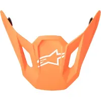 Alpinestars Visiera S-M7 Core Orange Blue Matt, Taglia: One Size