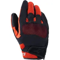 Alpinestars Guanti Mogress Airflow Black Red Tangerine