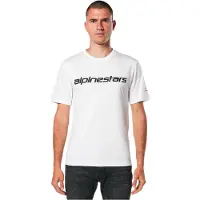 Alpinestars Maglietta Linear Wordmark 2.0 CSF White Red Black