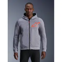 Alpinestars Felpa Con Cappuccio Chrome V2 Sport Gray Heather Red Fluo