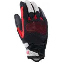 Alpinestars Guanti Mogress Airflow Black Flame Red Ecru, Taglia: XL