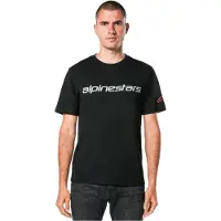 Alpinestars Maglietta Linear Wordmark 2.0 CSF Black Grey Red, Taglia: XXL