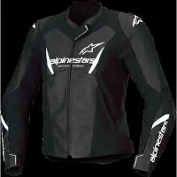 Alpinestars Giacca In Pelle Stella Faster V3 Black White, Taglia: 42