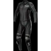 Alpinestars Tuta In Pelle Stella GP Plus 2 Pezzi Black Metallic Gray, Taglia: 42
