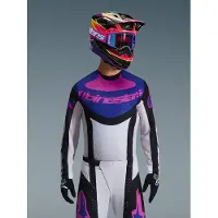 Alpinestars Maglia Techstar Knif 2026 Black Light Gray Purple, Taglia: XL