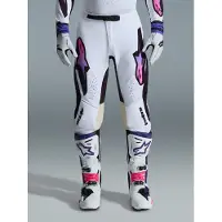 Alpinestars Pantaloni Supertech AFD Vista 2026 White Purple Black, Taglia: 38